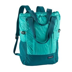 Patagonia Aqua and Navy Backpack
